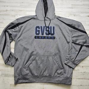 Grand Valley State University Hoodie Sweatshirt GVSU NCAA Gray Men's XL